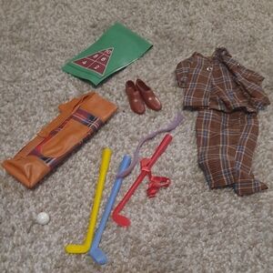 Plaid Outfit with Red Shoes and Accessories